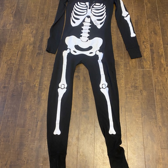 PINK Victoria's Secret Black Skeleton Onesie - Picture 6 of 8